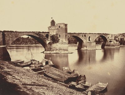 Avignon. Puente St Benezet de Édouard Baldus