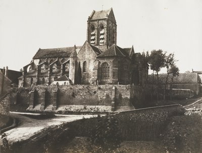 Iglesia de Auvers de Édouard Baldus