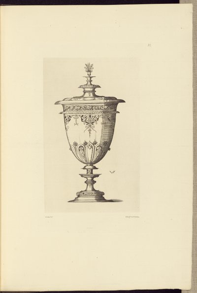 [Diseño para un jarrón de Virgil Solis] de Édouard Baldus