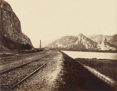 Entrada al Paso de Donzère de Édouard Baldus