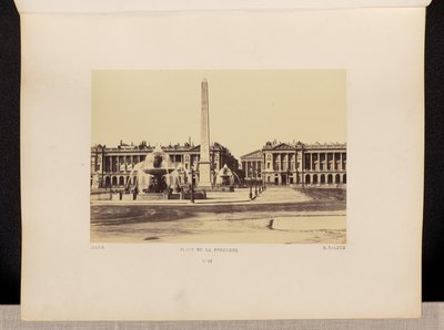 Plaza de la Concordia (nº 45) de Édouard Baldus