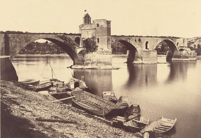 Puente de Saint Bénézet, Aviñón de Édouard Baldus