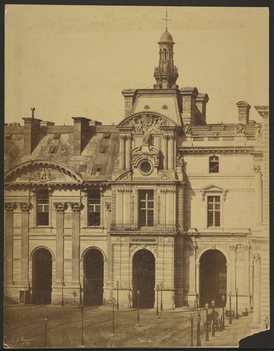 [El Louvre, Pabellón de Rohan] de Édouard Baldus