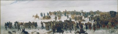 Tren de los heridos de Edouard Castres