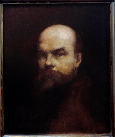 Retrato del poeta francés Paul Verlaine (1844-1896) Pintura de Edouard Chantalat (siglo XIX) Siglo XIX Metz, musee des Beaux Arts de Edouard Chantalat