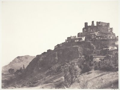 Castillo de Murol en Auvernia de Edouard Denis Baldus