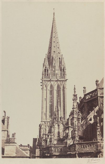 Iglesia de Saint-Pierre, Caen de Edouard Denis Baldus
