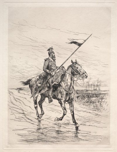Un Uhlan de Jean Baptiste Edouard Detaille