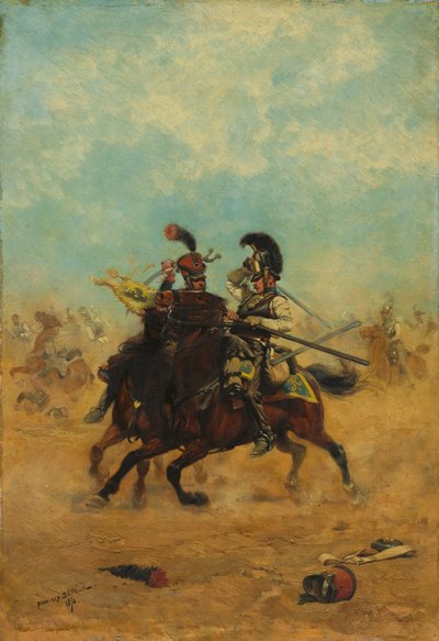 Combate por los colores de Edouard Detaille