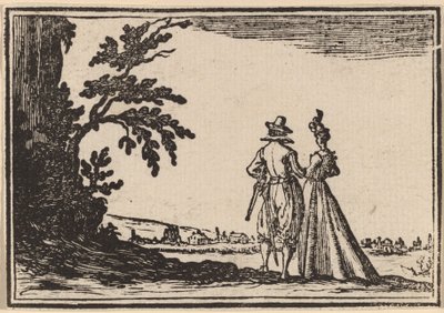 El paseo de Edouard Eckman after Jacques Callot