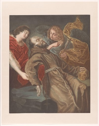Muerte de San Francisco de Edouard Gautier Dagoty