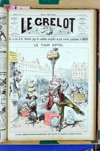 Portada de Le Grelot de Edouard Guillaumin Pepin