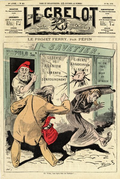 Portada de Le Grelot, número 423 de Edouard Guillaumin Pepin