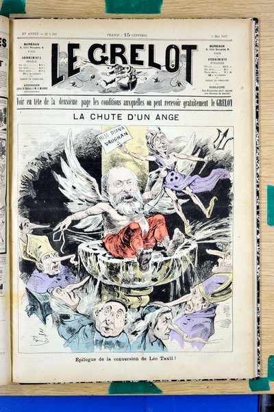 Portada de Le Grelot, número 1360, Satírico en Colores de Edouard Guillaumin Pepin