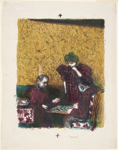 El juego de las damas de Édouard Jean Vuillard