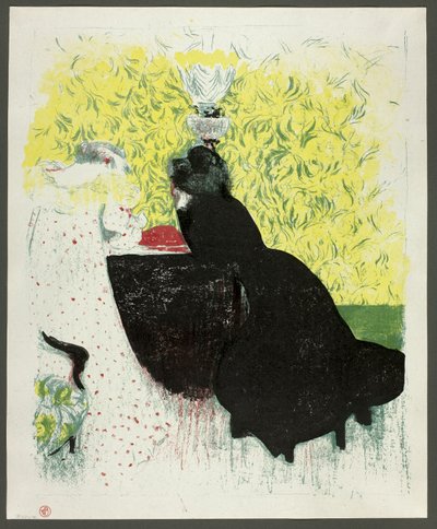 Las dos cuñadas, lámina doce de Paisajes e interiores de Édouard Jean Vuillard
