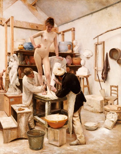 Un Molde de la Naturaleza, 1887 de Edouard Joseph Dantan