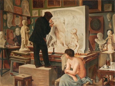 El estudio de mi padre de Edouard Joseph Dantan