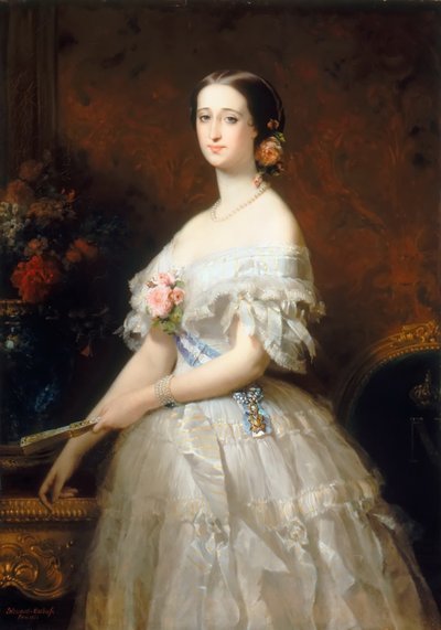 Eugenia de Montijo, emperatriz de los franceses de Edouard Louis Dubufe