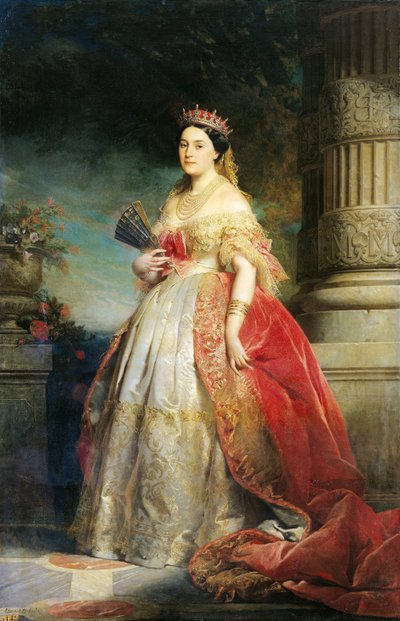 Mathilde Laetitia Wilhelmine Bonaparte (1820-1904) 1861 de Edouard Louis Dubufe