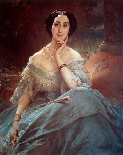 Retrato de la Condesa Hallez Claparede, Dama de Honor de la Emperatriz Eugenia (1826-1920) de Edouard Louis Dubufe