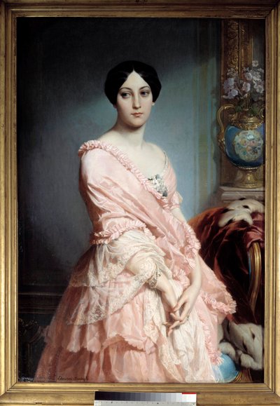 Retrato de Madame F. de Edouard Louis Dubufe