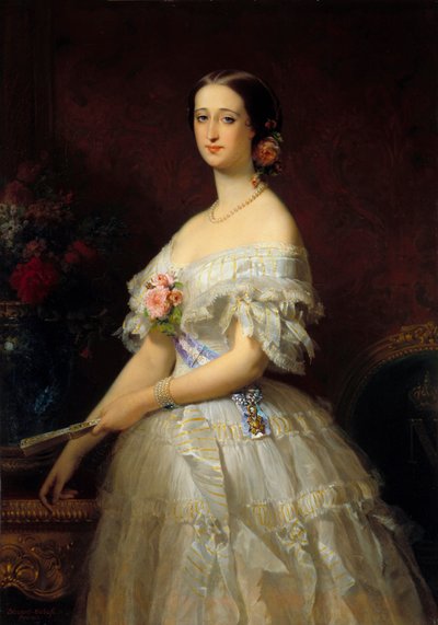 Retrato de la Emperatriz Eugenia (1826-1920) de Edouard Louis Dubufe