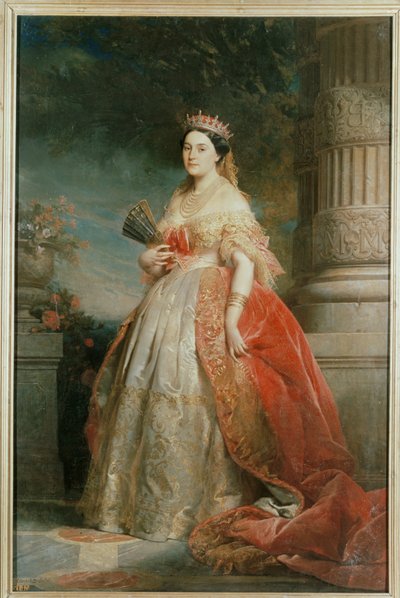 La princesa Matilde, hija del ... (pintura sobre lienzo) de Edouard Louis Dubufe