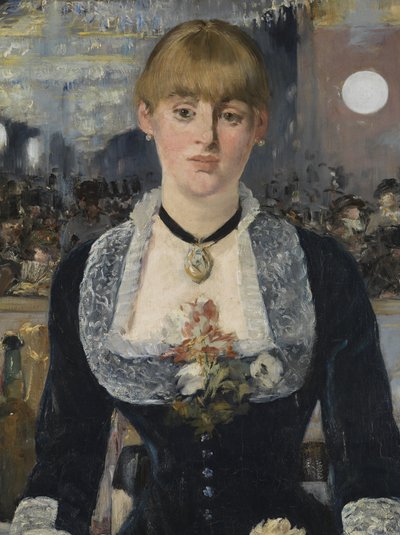 Un bar en el Folies-Bergere, 1881-82 (detalle) de Édouard Manet