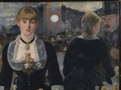 Un bar en el Folies-Bergere, 1881-82 (detalle) de Édouard Manet