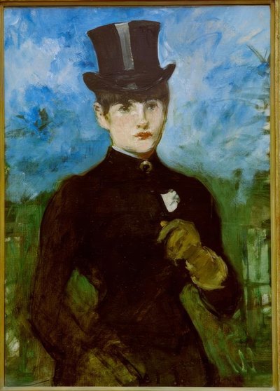 Amazona, fondo azul de Édouard Manet