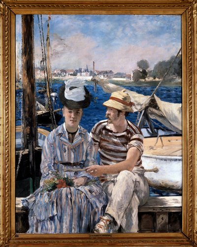 Argenteuil Pareja en ropa de remo de Édouard Manet
