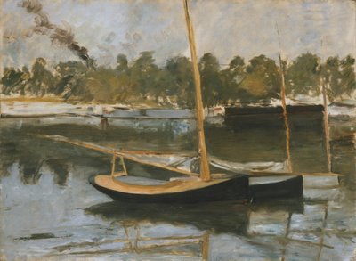 Argenteuil, estudio de barco, 1874 de Édouard Manet