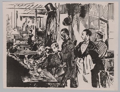 En el café de Édouard Manet