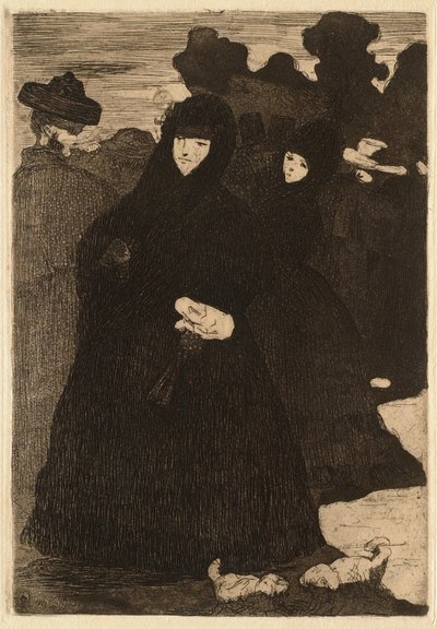 En el Prado (2.ª lámina) de Édouard Manet