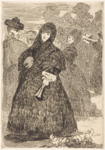 En el Prado (Au Prado) de Édouard Manet