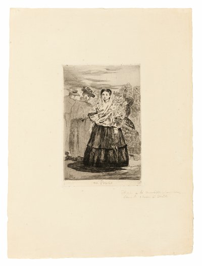 En el Prado I de Édouard Manet