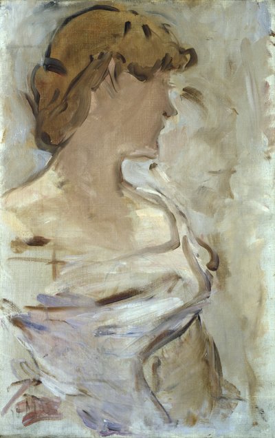 Au Bal - Marguerite de Conflans en toilette de bal, 1870-80 de Édouard Manet