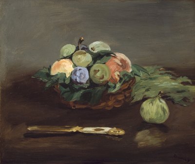 Cesta de fruta de Édouard Manet