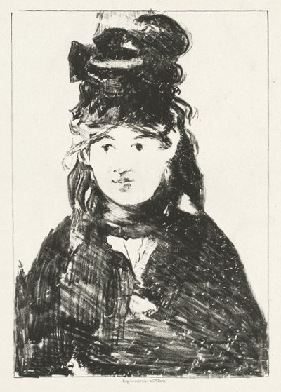 Berthe Morisot, 1872 de Édouard Manet