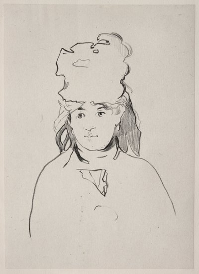 Berthe Morisot, 1872 de Édouard Manet