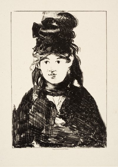 Berthe Morisot, c.1872 de Édouard Manet