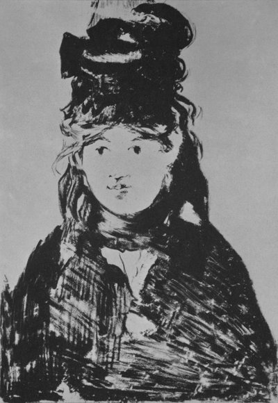 Berthe Morisot, c. 1870s, 1946 de Édouard Manet