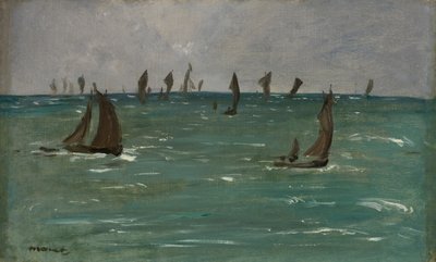 Barcos en Berck-sur-Mer de Édouard Manet