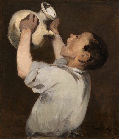 Niño con jarra (La Régalade) de Édouard Manet