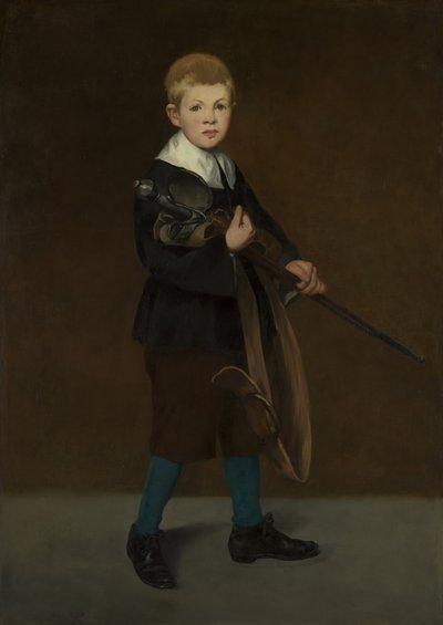 Niño con una espada, 1861 de Édouard Manet
