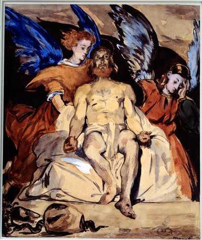 Cristo con ángeles de Édouard Manet