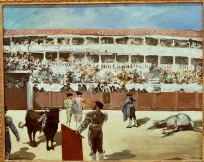 Combate de toros de Édouard Manet
