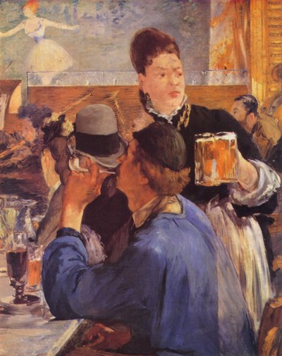Rincón de un café-concierto de Édouard Manet