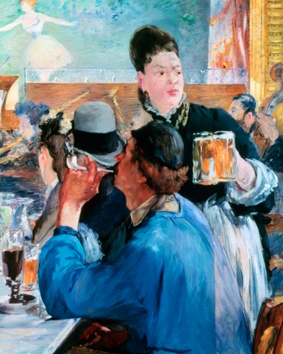 Esquina de un café concierto, 1878-1880 de Édouard Manet